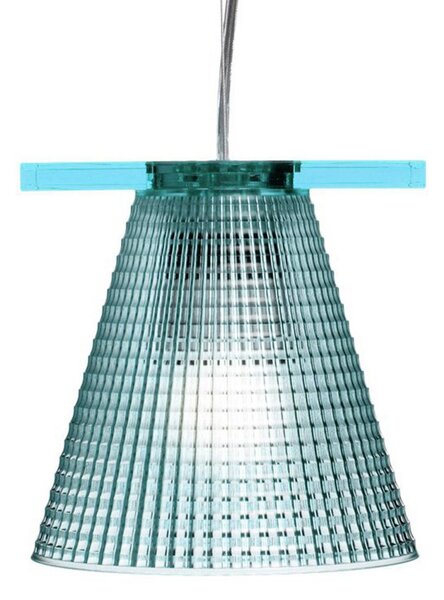 Lustră Pendul Kartell, Light-Air, Albastru, Camera de zi, Plastic, Design