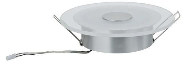 Paulmann Whirl lampă LED încast 6W set 3x rotundă, reglabil, Metalic, Camera de zi / sufragerie, Metal, Modern, Corpuri de iluminat încastrate rotunde
