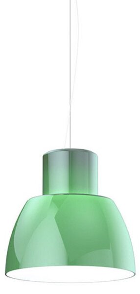 Lustră Pendul Nemo Lighting, reglabil, Verde, Camera de zi, Sticlă