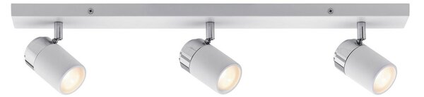 Paulmann Zyli spot tavan alb/crom 3 becuri, reglabil, Alb, Camera de zi / sufragerie, Metal, Modern