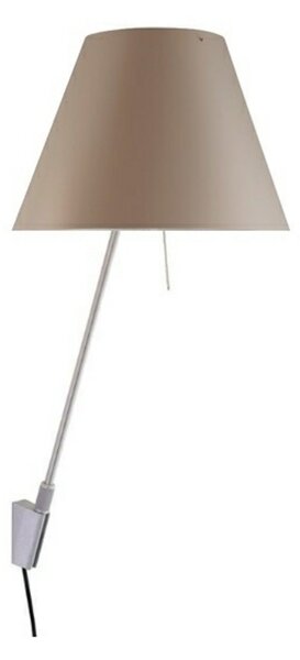 Lampă de perete Luceplan, Maro / Rugină, Camera de zi, Aluminiu