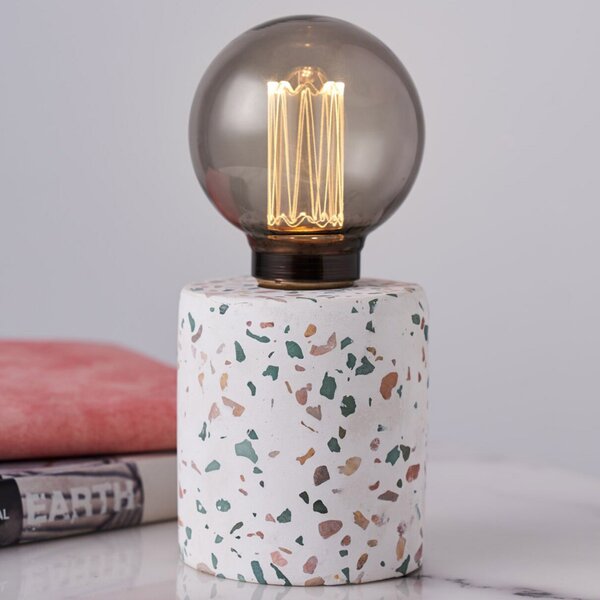 Pauleen Elegant Flare lampă deco Beton Terrazzo, Multicolor, Camera de zi / sufragerie, Beton, Modern