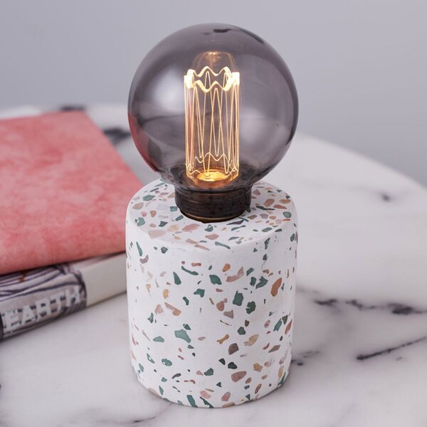 Pauleen Elegant Flare lampă deco Beton Terrazzo, Multicolor, Camera de zi / sufragerie, Beton, Modern