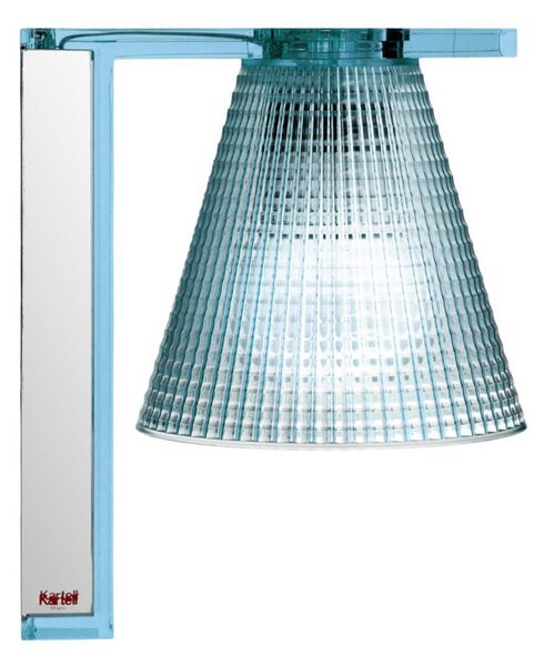 Lampă de perete Kartell, Light-Air, Albastru, Camera de zi, Plastic, Design