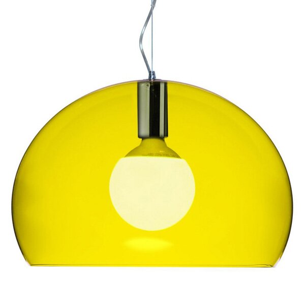 Lustră Pendul Kartell, Small FL/Y, Galben, Camera de zi, Plastic, Design