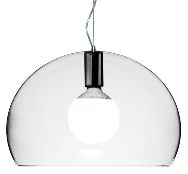 Lustră Pendul Kartell, Small FL/Y, Transparent, Camera de zi, Plastic, Design