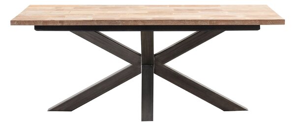 Masă Vince 200x100x79 black&natural