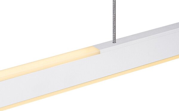Lustră Pendul SLV, One Linear, reglabil, Alb, Bucătărie, Metal, Modern