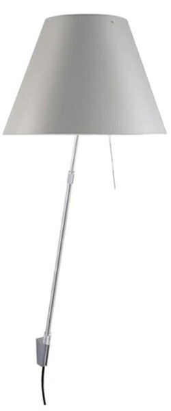 Lampă de perete Luceplan, reglabil, Alb, Camera de zi, Aluminiu