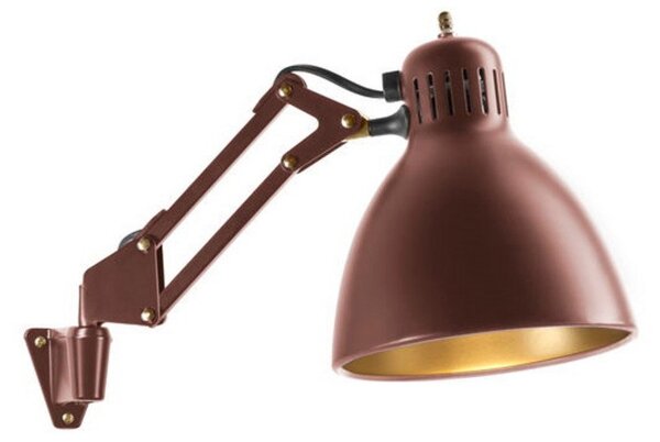 Lampă de perete NORDIC LIVING, Roșu, dormitor, Aluminiu
