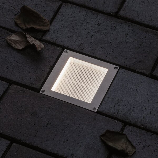 Paulmann Brick LED cu LED-uri, ZigBee, 10x10 cm, reglabil, Gri, Metal, Modern, Luminile încastrate unghiulare