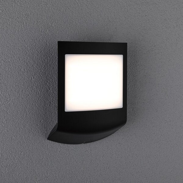 Paulmann Padea LED număr de casă lumină ZigBee CCT, reglabil, Negru, Plastic, Modern