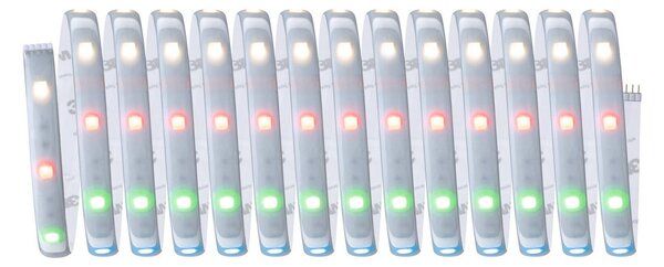 Paulmann MaxLED 250 set de bază IP44 RGBW ZigBee 5m, reglabil, Gri, Camera de zi / sufragerie, Plastic, Modern