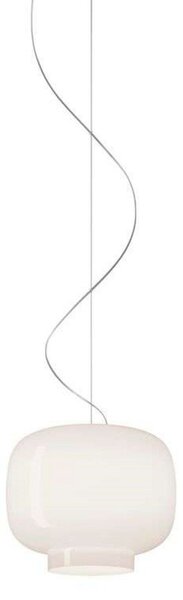 Lustră Pendul Foscarini, reglabil, Alb, Sala de mese, Sticlă