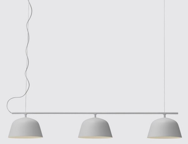 Lustră Pendul Muuto, Gri, Sala de mese, Aluminiu