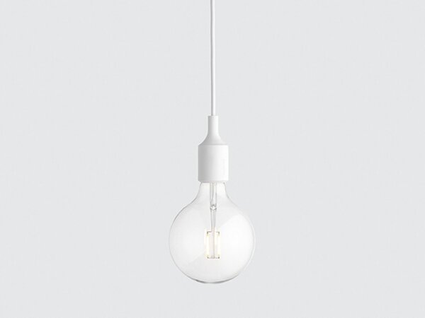 Lustră Pendul Muuto, Alb, Camera de zi, Plastic, Design