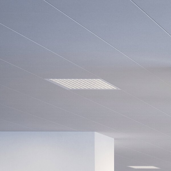 Regent Lighting Dime Office lampă încas 30,8cm 12W 4.000K, reglabil, Alb, Studiu / Birou, Metal, Modern, Luminile încastrate unghiulare