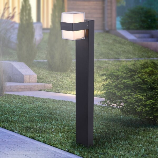 Paul Neuhaus Cara lampă LED de trotuar up/down, Negru, Metal, Modern