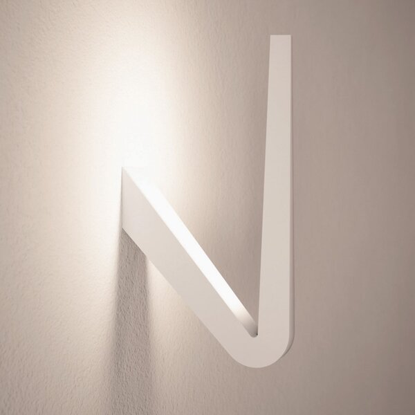 Rotaliana Tick - aplică de perete LED, Alb, Camera de zi / sufragerie, Metal, Design