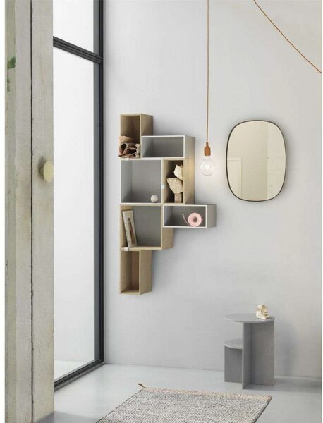 Lustră Pendul Muuto, Bej, Camera de zi, Plastic