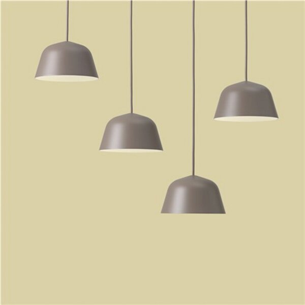Lustră Pendul Muuto, Alb, Sala de mese, Aluminiu