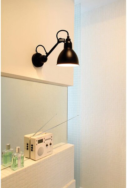 Lampă de perete Lampe Gras, Negru, Camera de zi, Metal, Design