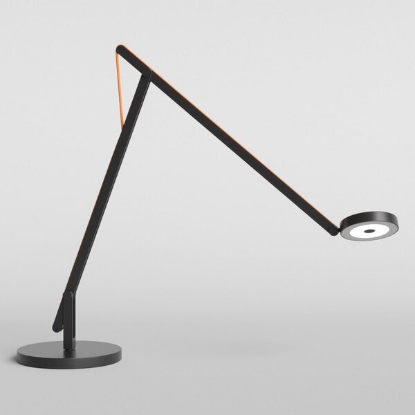 Rotaliana String T1 DTW LED masă negru, portocaliu, reglabil, Negru, Studiu / Birou, Metal, Design