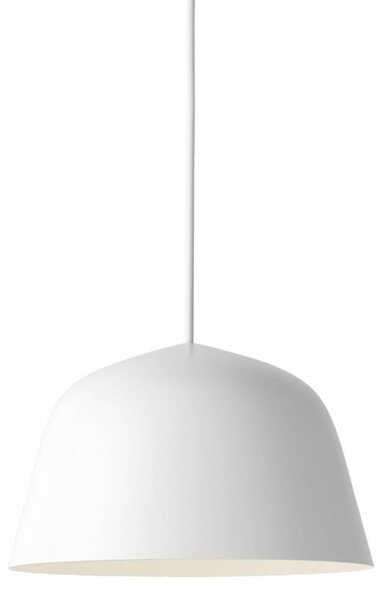 Lustră Pendul Muuto, Alb, Camera de zi, Aluminiu