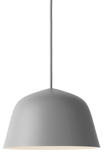 Lustră Pendul Muuto, Gri, Sala de mese, Aluminiu