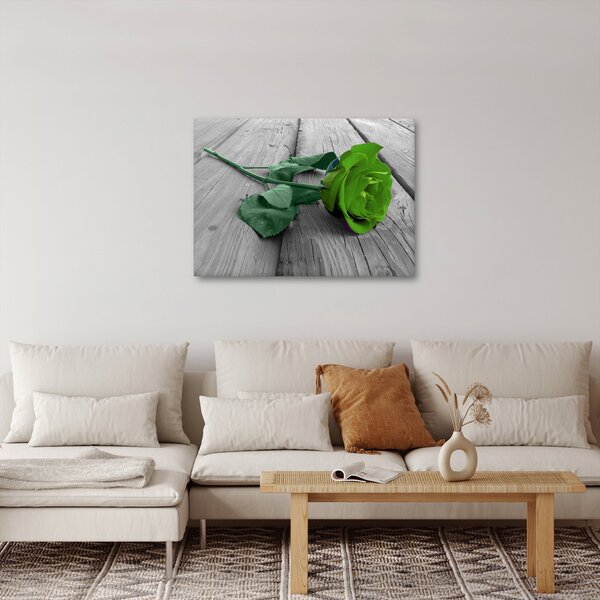 Tablou - Trandafir verde (70x50 cm)