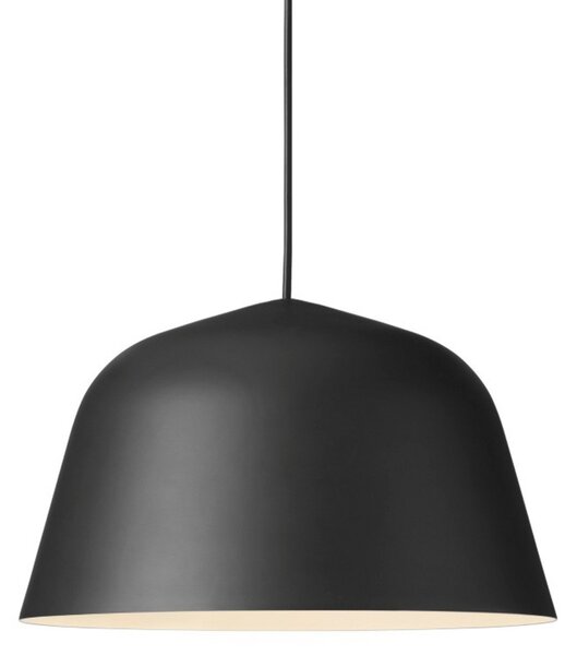 Lustră Pendul Muuto, Negru, Sala de mese, Aluminiu