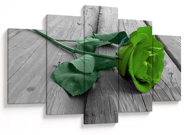 Tablou - Trandafir verde (150x105 cm)
