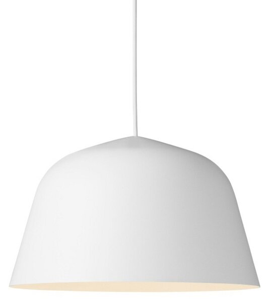 Lustră Pendul Muuto, Alb, Sala de mese, Aluminiu