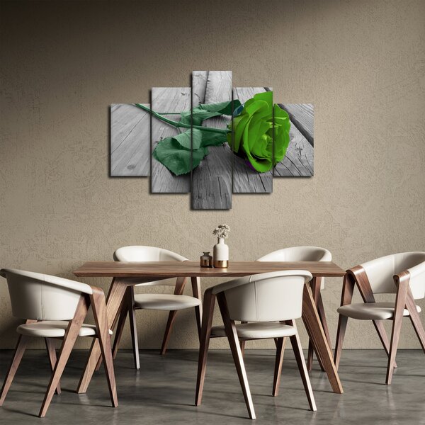Tablou - Trandafir verde (150x105 cm)