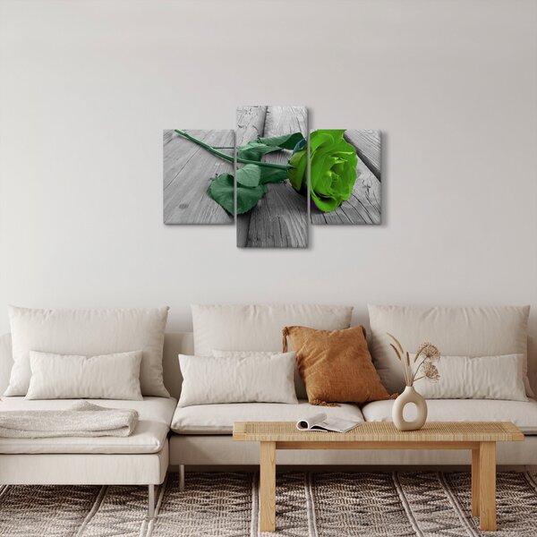 Tablou - Trandafir verde (90x60 cm)
