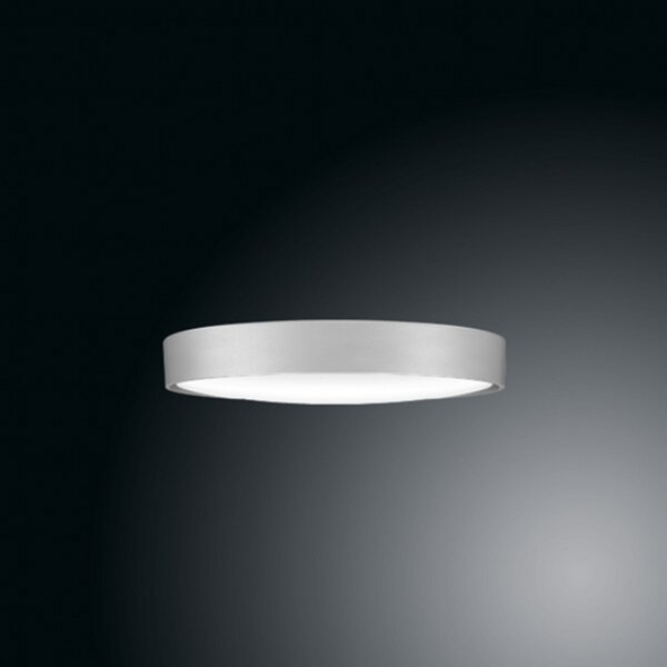 Ribag Plafonieră cu LED Arva, gri metalic, 27 cm, reglabil, Gri, Camera de zi / sufragerie, Metal, Design