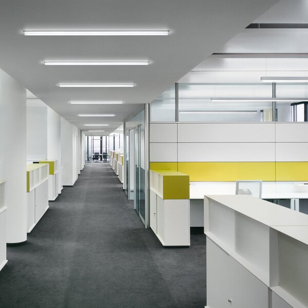 Ribag Metron Corp de iluminat cu baghetă LED, alb Lungime 180 cm 3.000 K DALI, reglabil, Alb, Studiu / Birou, Metal