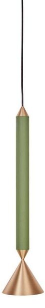 Lustră Pendul Pholc, Verde, Camera de zi, Plastic