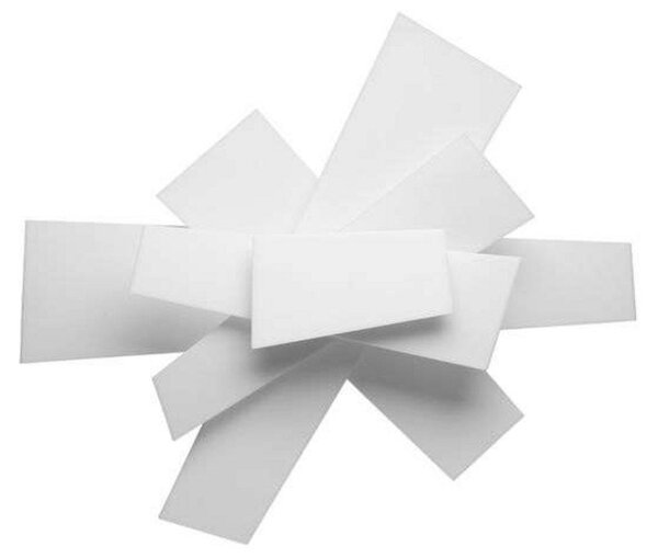 Lampă de perete Foscarini, Alb, Camera de zi, Plastic