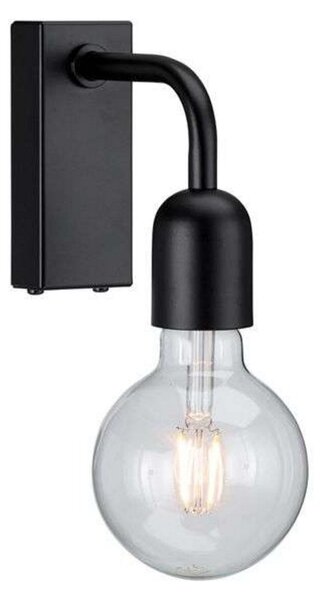 Lampă de perete Belid, Negru, Camera de zi, Metal
