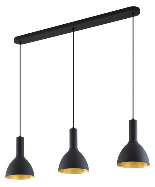 Lustră Pendul Arcchio, Cosmina, reglabil, Negru, Bucătărie, Metal, Modern