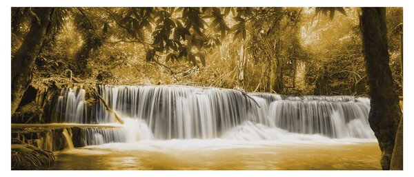 Tablou - Cascadă, de epocă (120x50 cm)