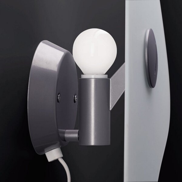 Lampă de perete Foscarini, Alb, Camera de zi, Sticlă