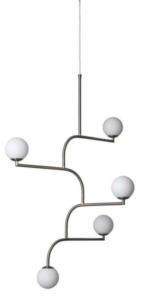 Lustră Pendul Pholc, Metalic, Camera de zi, Metal