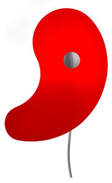 Lampă de perete Foscarini, Roșu, Camera de zi, Sticlă
