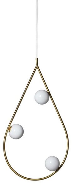 Lustră Pendul Pholc, Auriu / Alamă, Camera de zi, Metal