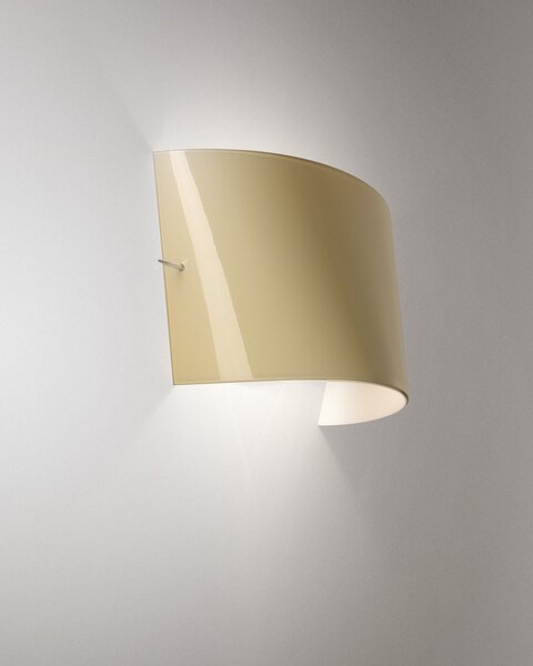 Lampă de perete Foscarini, Alb, Camera de zi, Sticlă
