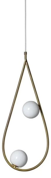 Lustră Pendul Pholc, Auriu / Alamă, Camera de zi, Metal