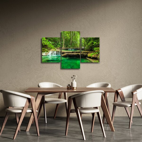 Tablou - Cascada verde (90x60 cm)