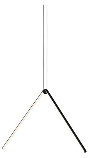 Lustră Pendul FLOS, Negru, Camera de zi, Aluminiu